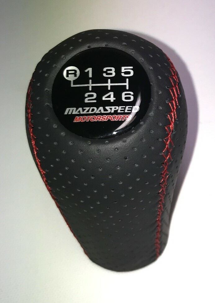 Mazda speed SHIFT KNOB FITS FOR Mazda3-6 , MIATA MX5  MX6,  6 speed perforated