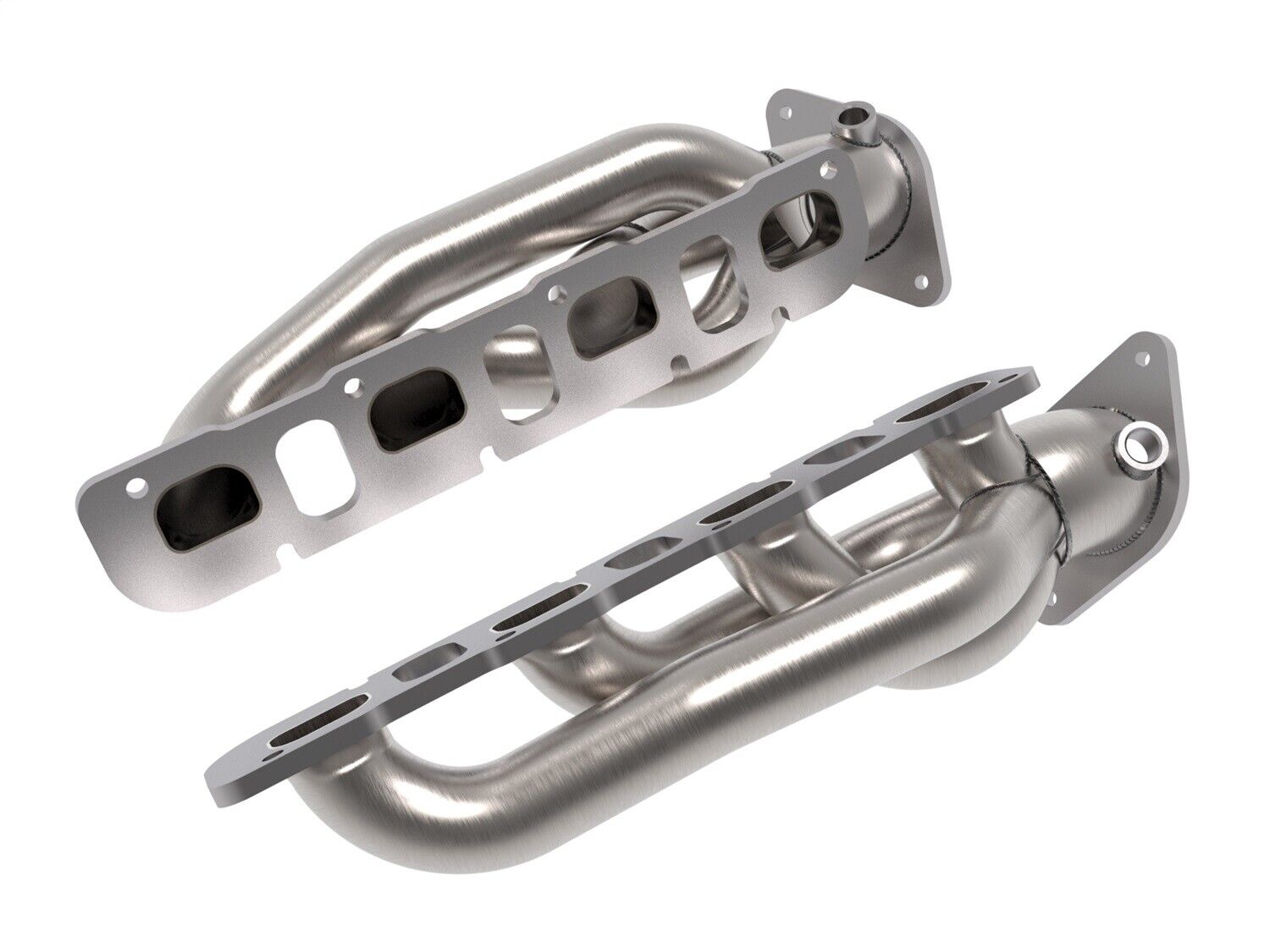 aFe for Twisted Steel 1-7/8 IN 304 Stainless Headers w/ Raw Finish RAM 1500 TRX