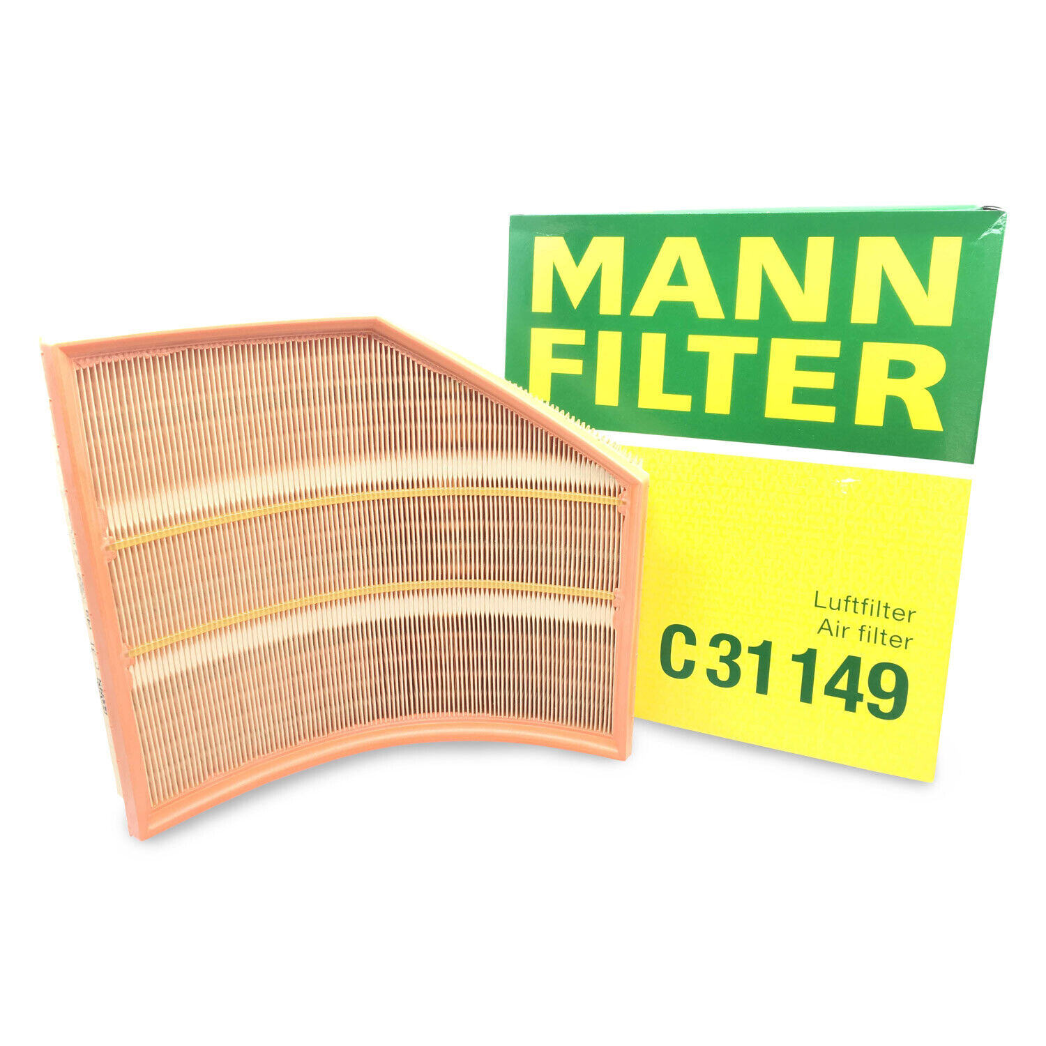 Panel Air Filter MANN 13 71 7 521 023 For BMW E60 E63 E64 545i 550i 645Ci 650i