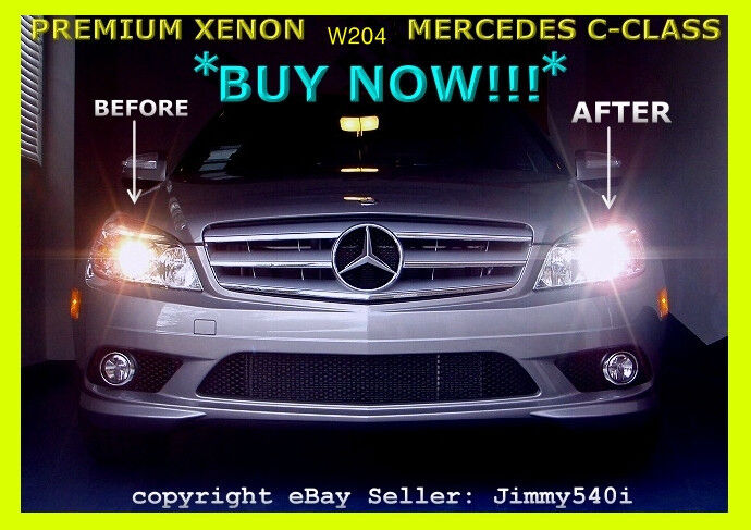 *XENON LIGHTS* 2008~2014 MERCEDES-BENZ C-CLASS C300 / C250 / C350 W204-Jimmy540i