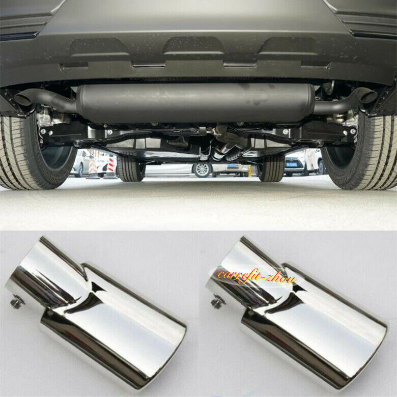 2PCS Stainless Rear Exhaust Muffler Tip Finisher For Lexus NX 250 350 350h 2022+