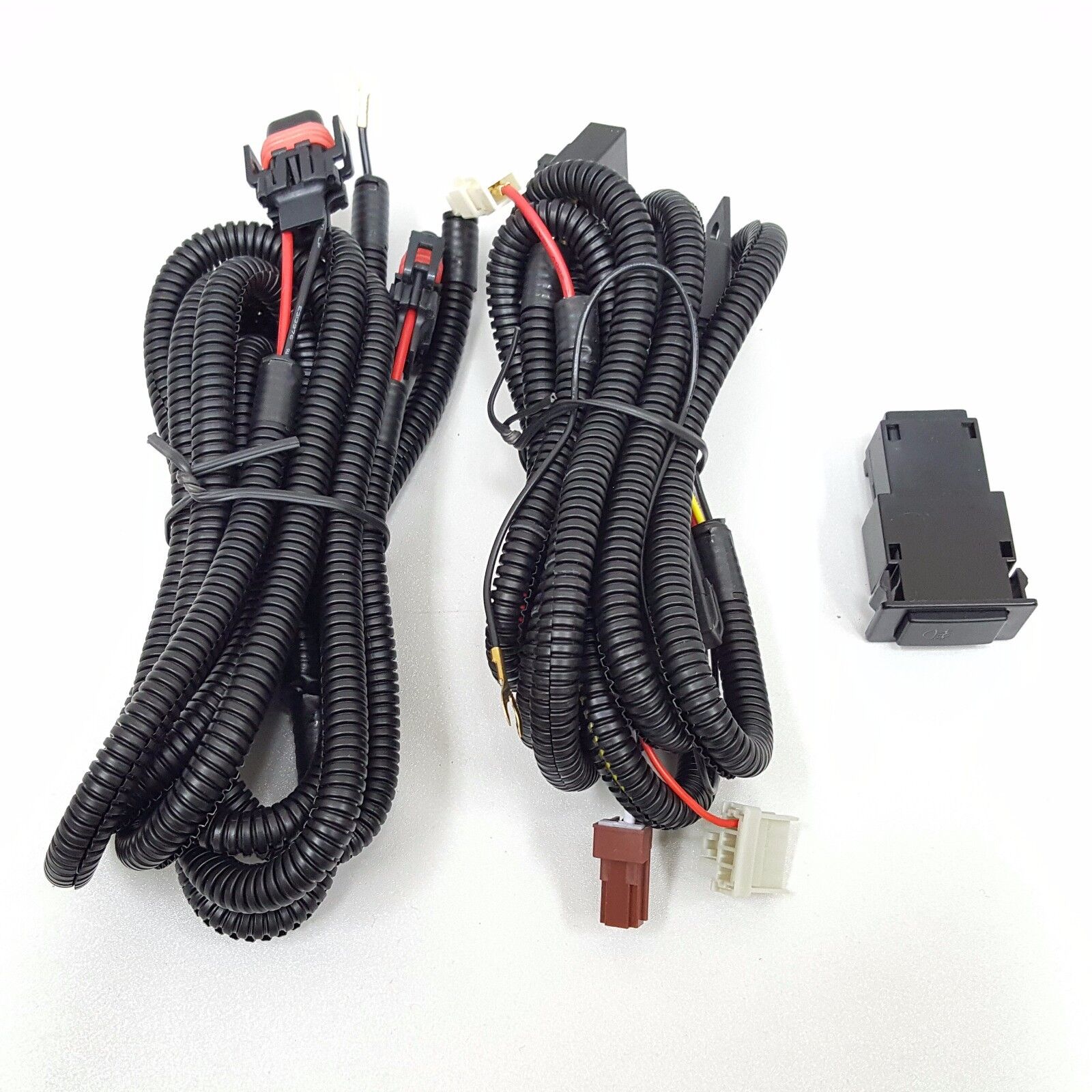 Fog Light Wire Harness Relay Kit ON/OFF Switch H11 H8 H9 2 Plugs Wire 12V 30A