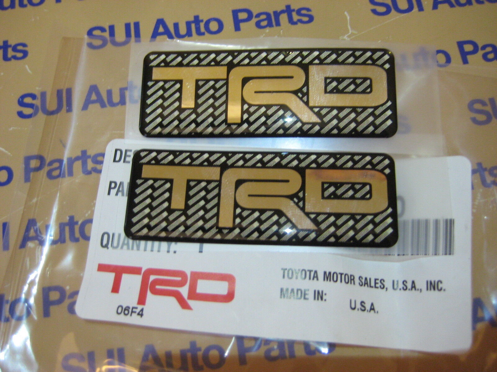 Toyota TRD Decal Emblems Toyota Racing Development Genuine OEM TRD 2 3/4\