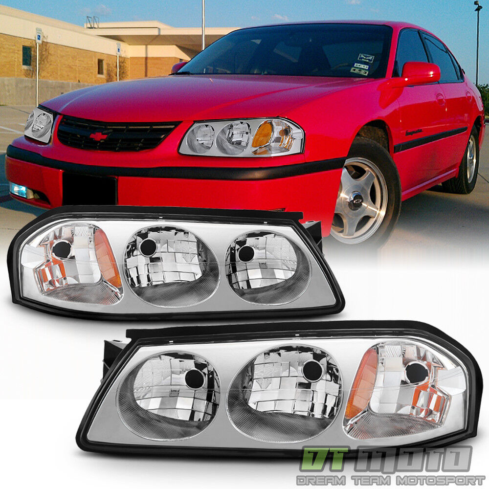 2000-2005 Chevy Impala OE Style Headlights Headlamps Light Lamp Left+Right 00-05