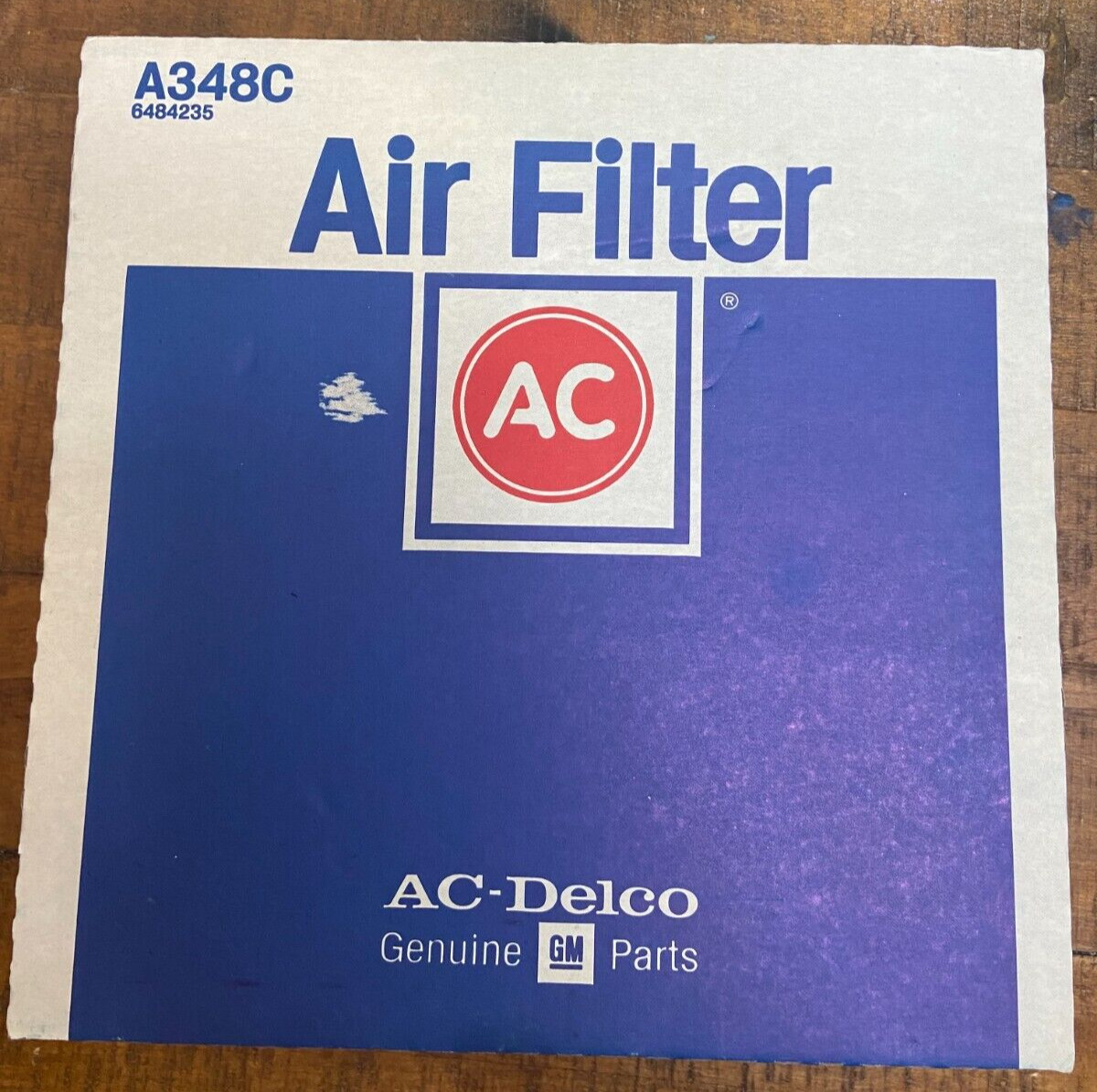 New Vintage ACDelco A348C Air Filter