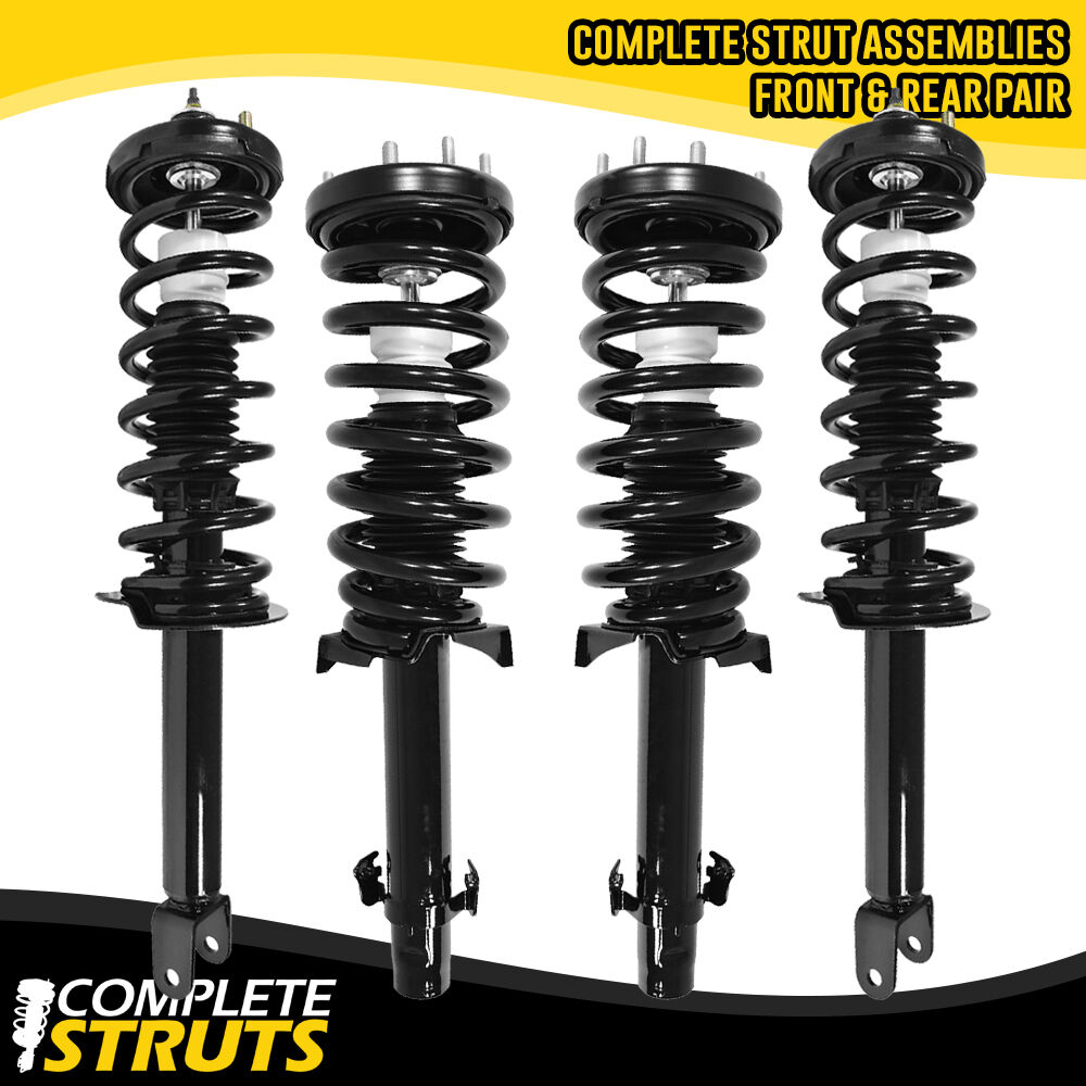 Front & Rear Quick Complete Struts & Coil Spring Assembly for 08-12 Honda Accord