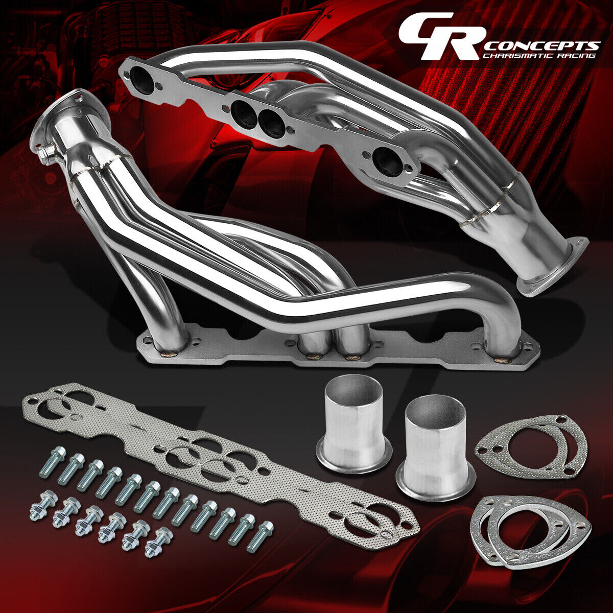 STAINLESS STEEL RACE MANIFOLD HEADER/EXHAUST FOR 88-97 GMC CHEVY PICKUP 5.0 5.7