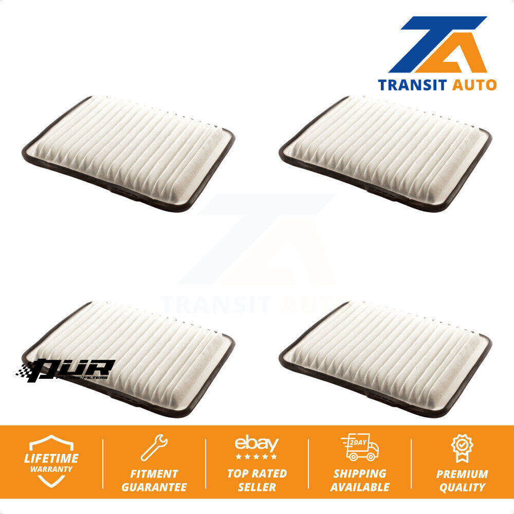 Air Filter (4 Pack) For Chevrolet Colorado GMC Canyon Hummer H3 H3T Isuzu i-290