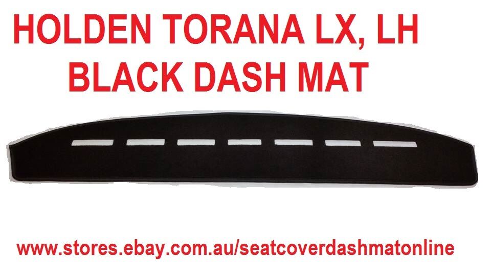 DASH MAT,BLACK DASHMAT FIT HOLDEN TORANA LX, LH, 1976 -1977,BLACK