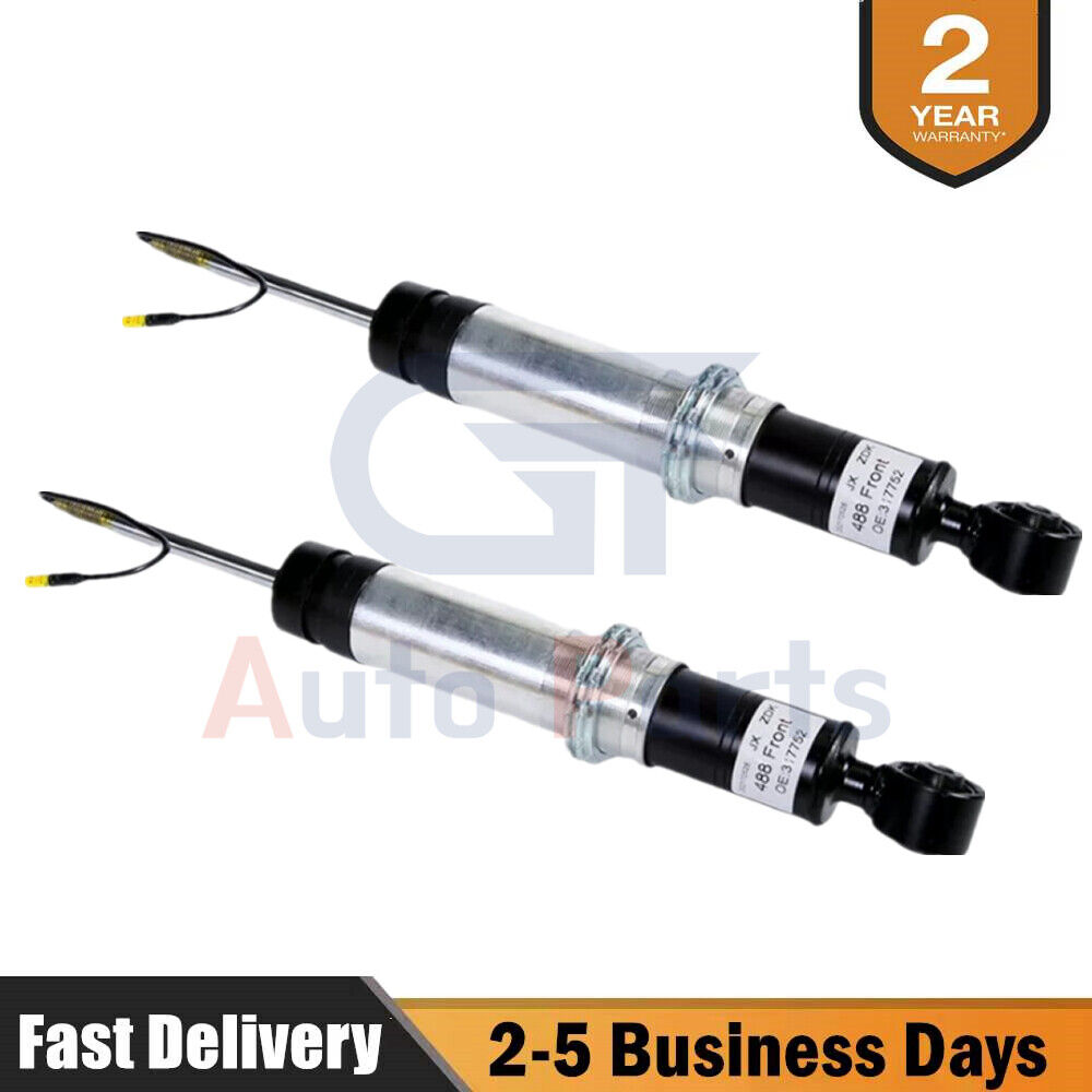 Pair Front RH LH Shock Absorbers w/Magnetic For Ferrari 488 GTB Spider 2016-2019