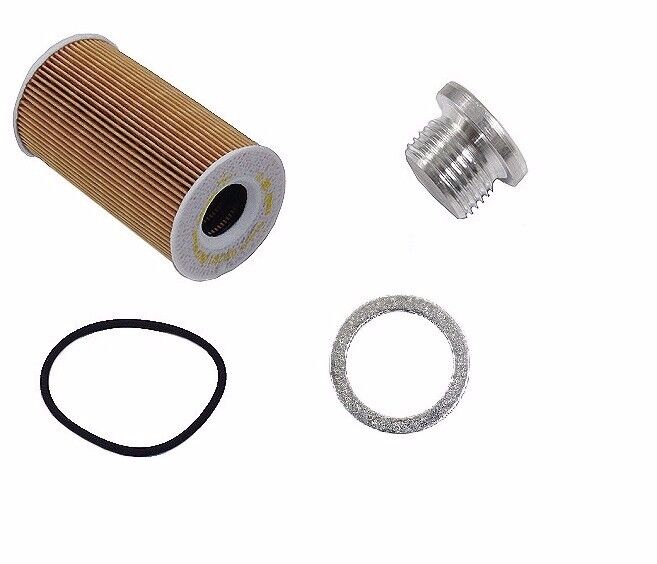 For Mahle Engine Oil Filter+Drain Plug for Porsche 911 Boxster Cayman Cayenne