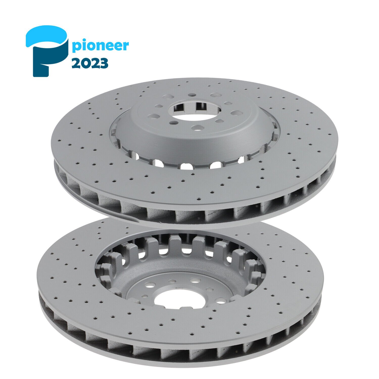 Drilled and Vented Brake Rotors Front Left Right for BMW F10 F12 F13 M5 M6 12-19