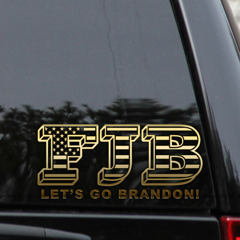 FJB Lets Go Brandon Decal Sticker Anti Joe Biden Trump Car Truck Window Bumper