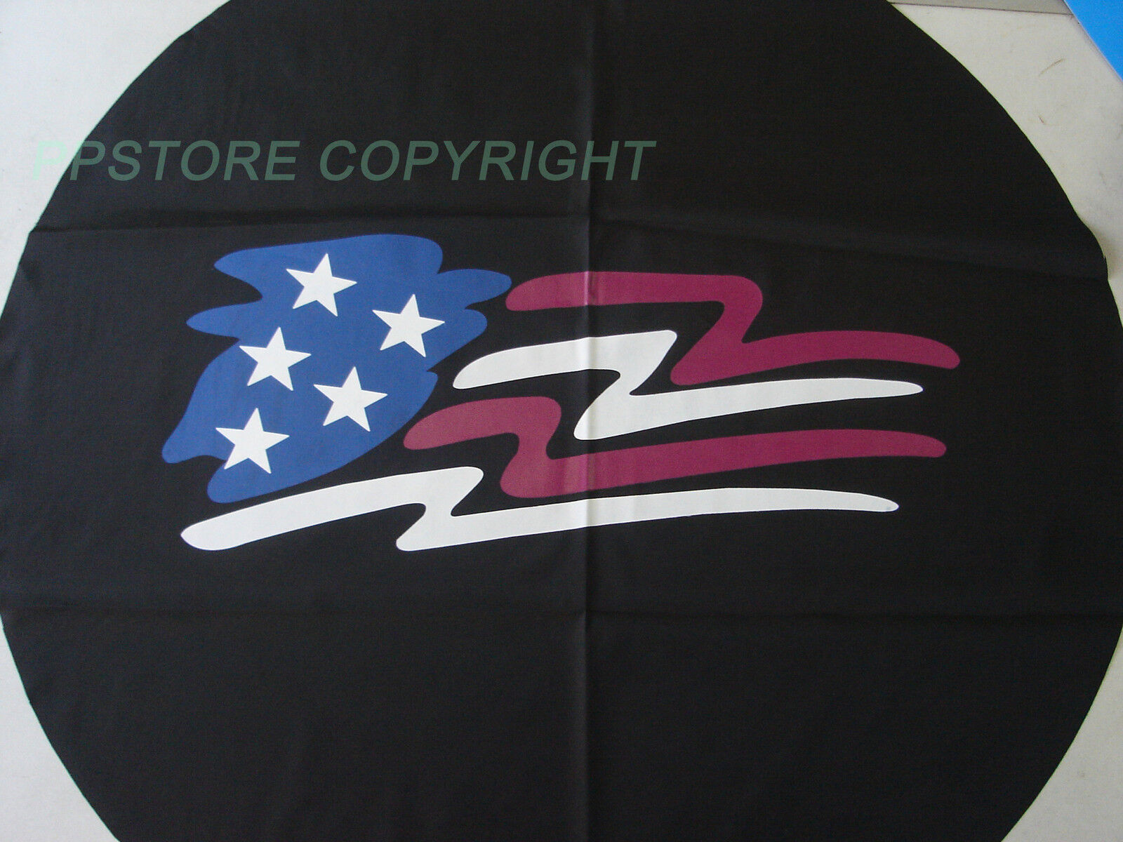 Waving American Flag SPARE TIRE COVER 26.5\