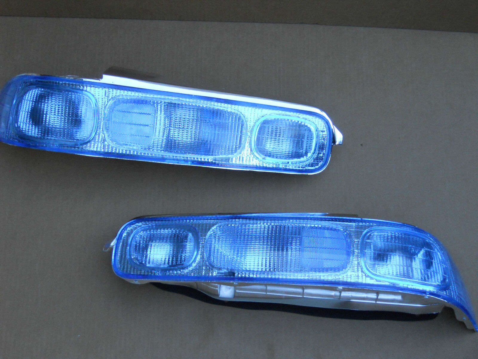 94-01 ACURA INTEGRA 2DR COUPE BLUE CLEAR TAIL BRAKE LIGHTS LAMPS LEFT RIGHT NEW 