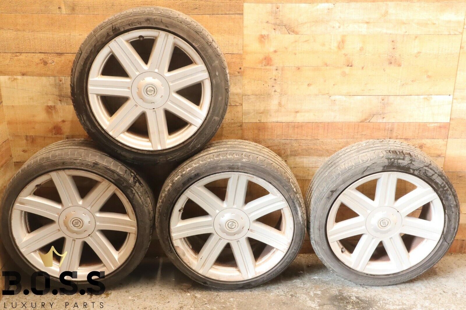 04-08 Chrysler Crossfire Limited Staggered Wheel/Tire Set (4) 18x7.5 / 19x9
