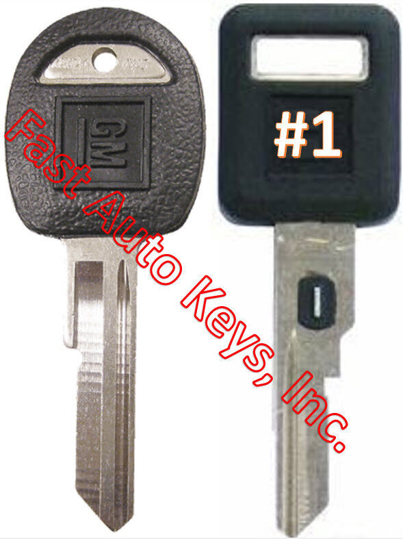 NEW GM Single Sided VATS Ignition Key #1 + Doors/Trunk OEM Key  