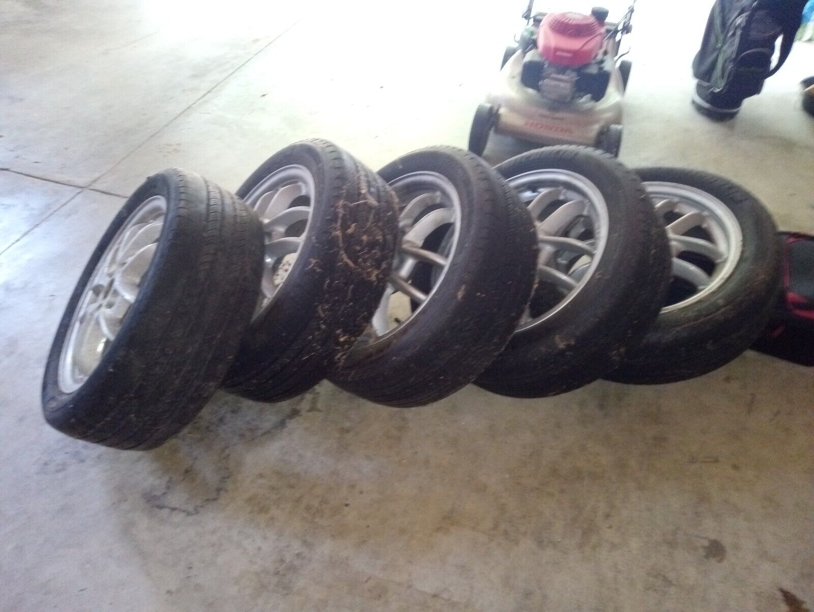 1997 mitsubishi eclipse GSX wheels & Tires Original perfect condition.