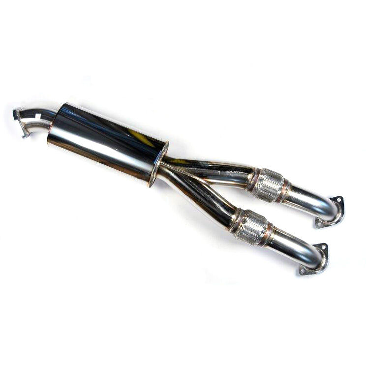 HKS Resonated Catless Exhaust Y-Pipe Mid-Pipe (Silencer), for Nissan GT-R 08+