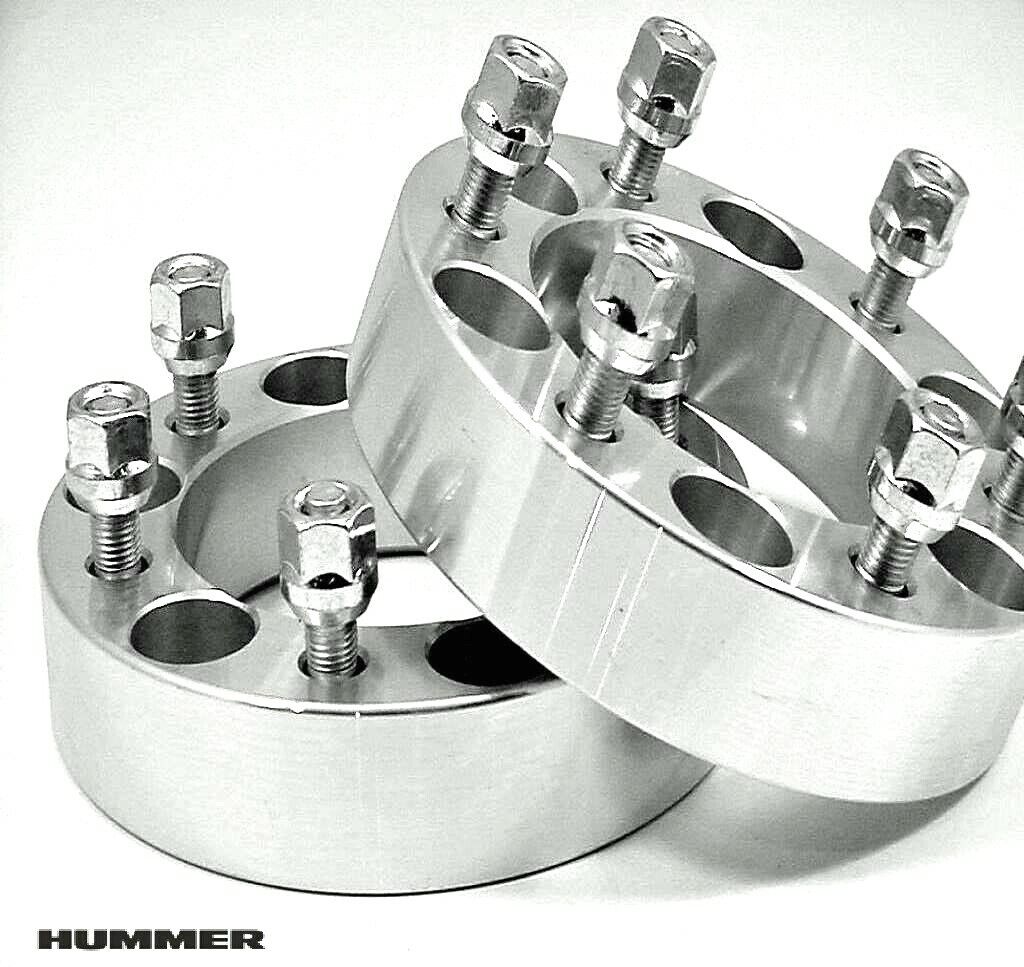 4 Pc HUMMER H3 WHEEL ADAPTER SPACERS FREE LUGS 1.50 Inch # 6550C1215