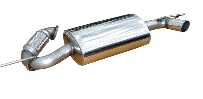 Smart Car Muffler Side Exit Exhaust Stainless Steel By Solo Performance