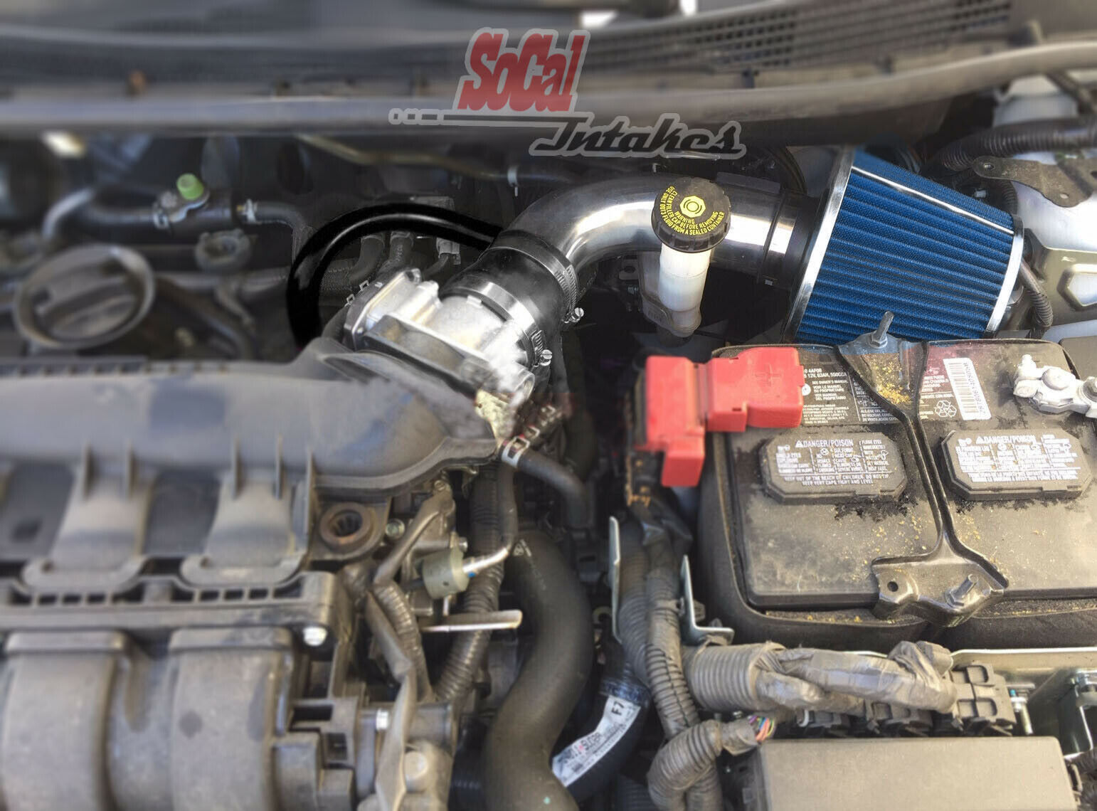 BLACK BLUE Air intake kit & filter set for 2013-2019 Nissan Sentra 1.8L L4