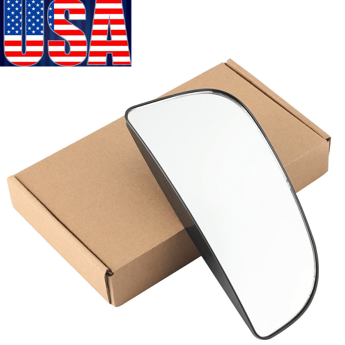 Towing Mirror Spotter Glass Lower Driver Side Left LH for Ram Pickup Truck USPS