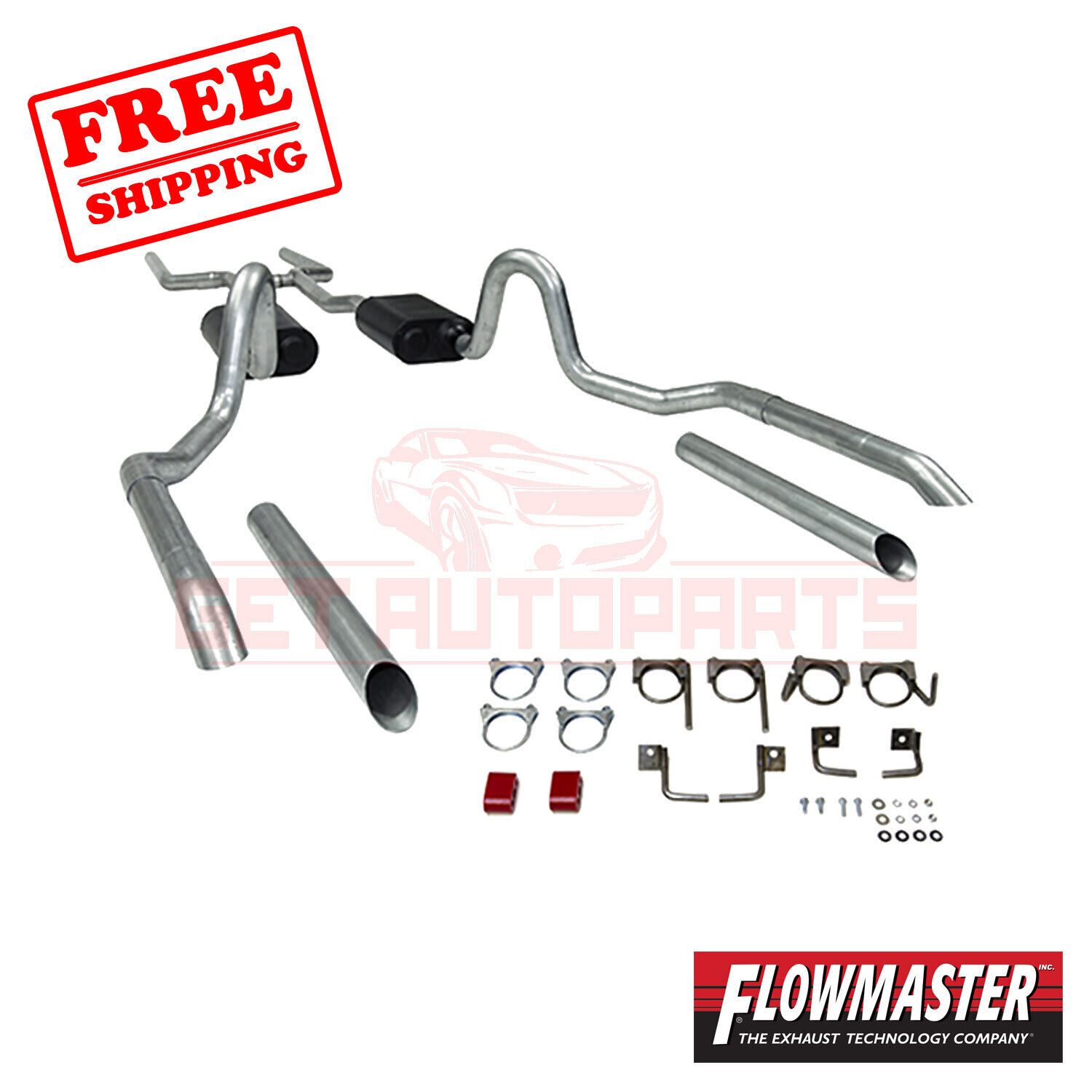 FlowMaster Exhaust System Kit for Buick GS 400 68-69