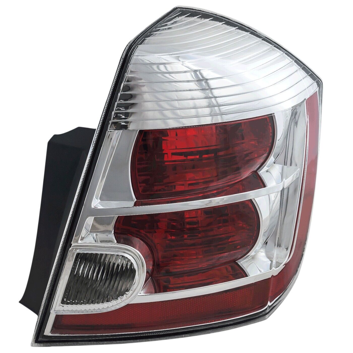 Halogen Tail Light For 2007-2009 Nissan Sentra 2.0L Eng. Right Clear & Red Lens