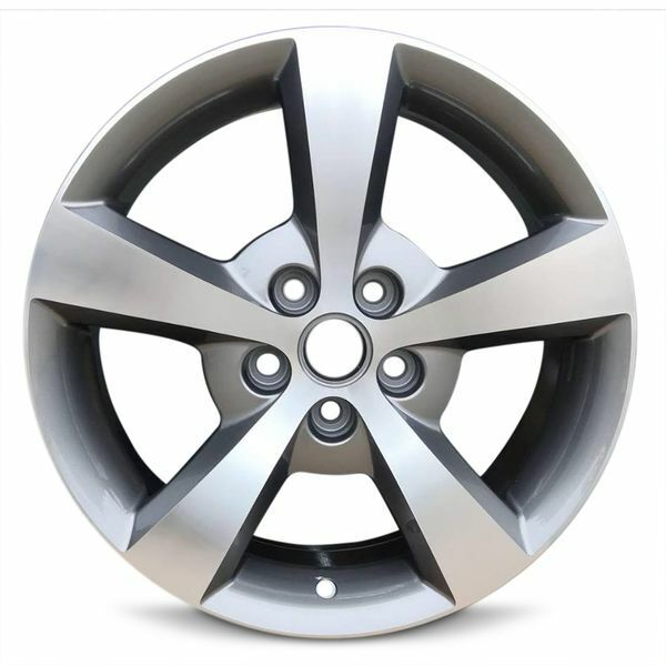 New 17x7 Inch Aluminum Wheel Rim for 2006-2012 Chevy Malibu 5 Lug