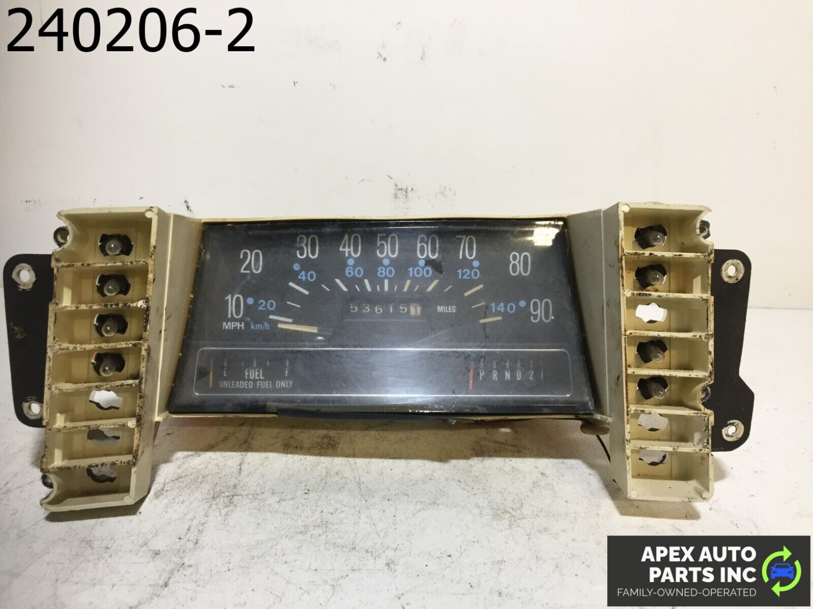 OEM 1977 AMC Pacer Gauge Cluster Speedometer Assembly