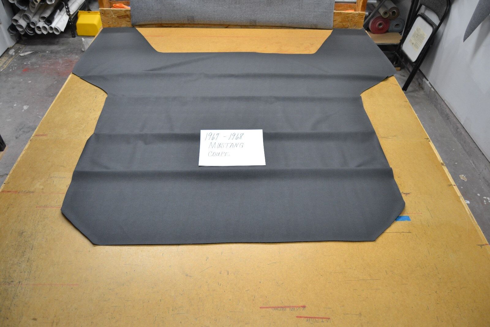 1967 67 1968 68 FORD MUSTANG COUPE BLACK HEADLINER USA MADE TOP QUALITY