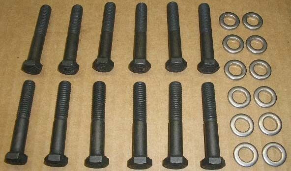NEW 1969 Chevy El Camino Exhaust Manifold Bolts And Washers (Correct)