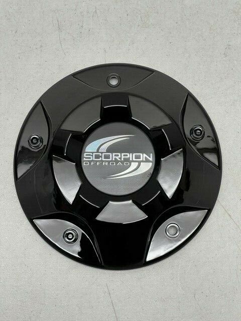 Scorpion Off-Road Gloss Black  Wheel Center Cap SC6 SC7-CAP LG1210-04