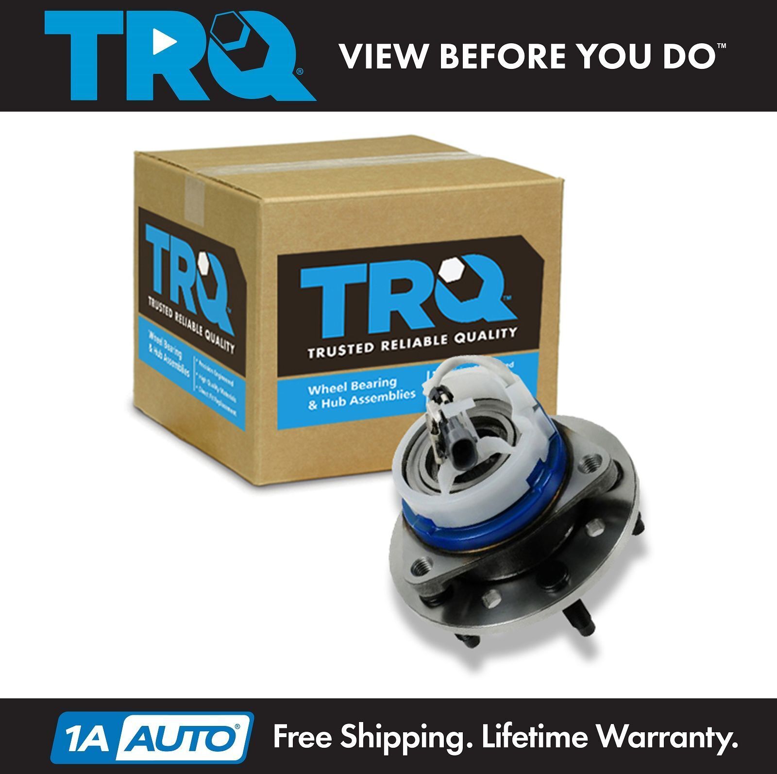 TRQ Front Wheel Hub & Bearing w/ ABS for Grand Am Chevy Malibu Cutlass Alero