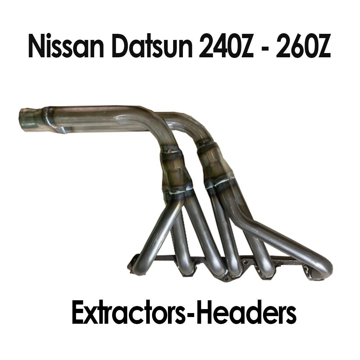 UNPAINTED Extractors for Nissan Datsun 240Z-260Z 6cyl Petrol