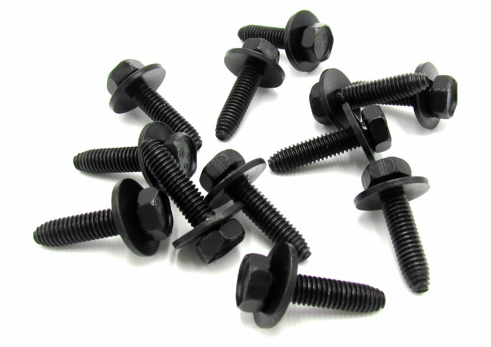 50 GM 10 MM Head M6 - 1.0 x 25mm Hex Head SEMS Bolts with Loose Washer 11503834