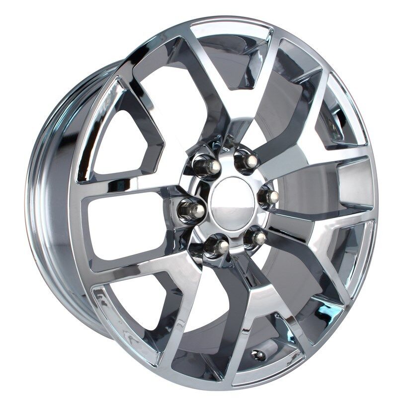 4  2014 GMC Sierra Wheels 24x10 Chrome OE 24\