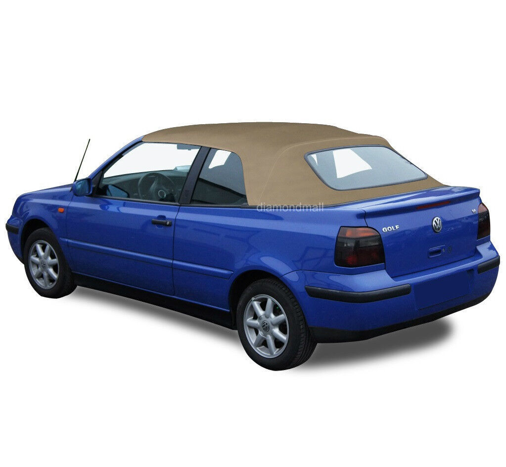 VW Volkswagen Golf Cabrio Cabriolet 1995-2001 Convertible Soft Top TAN Vinyl