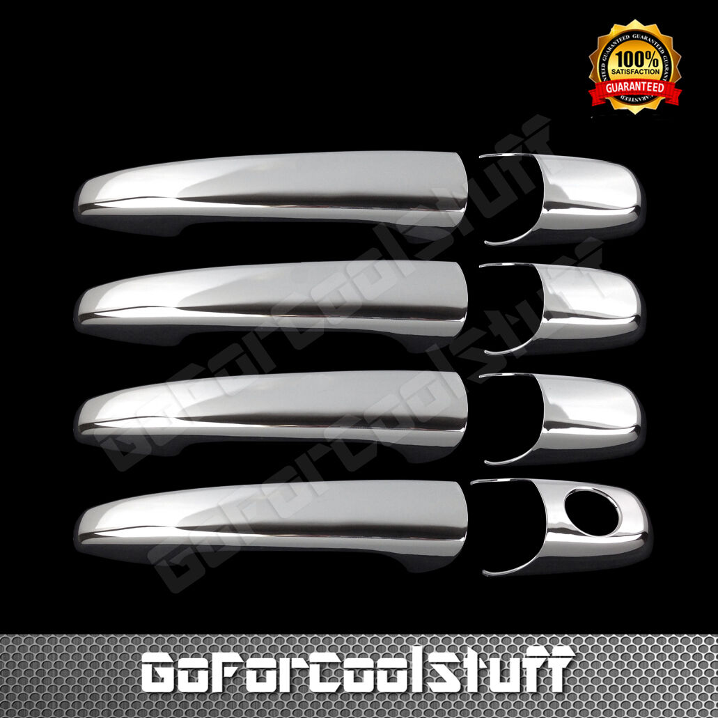 SET OF 4 Door Handle CHROME Covers For FORD MUSTANG 2005-2012 W/O Pssngr Kh