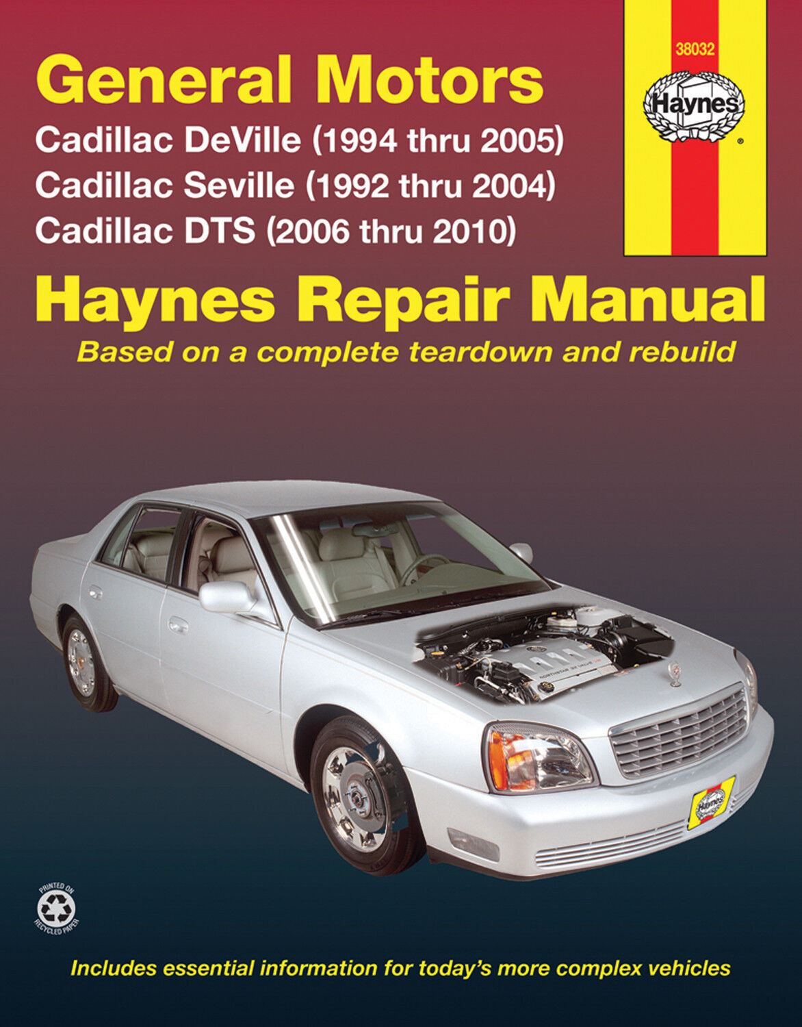 Repair Manual Haynes 38032 fits 94-05 Cadillac DeVille