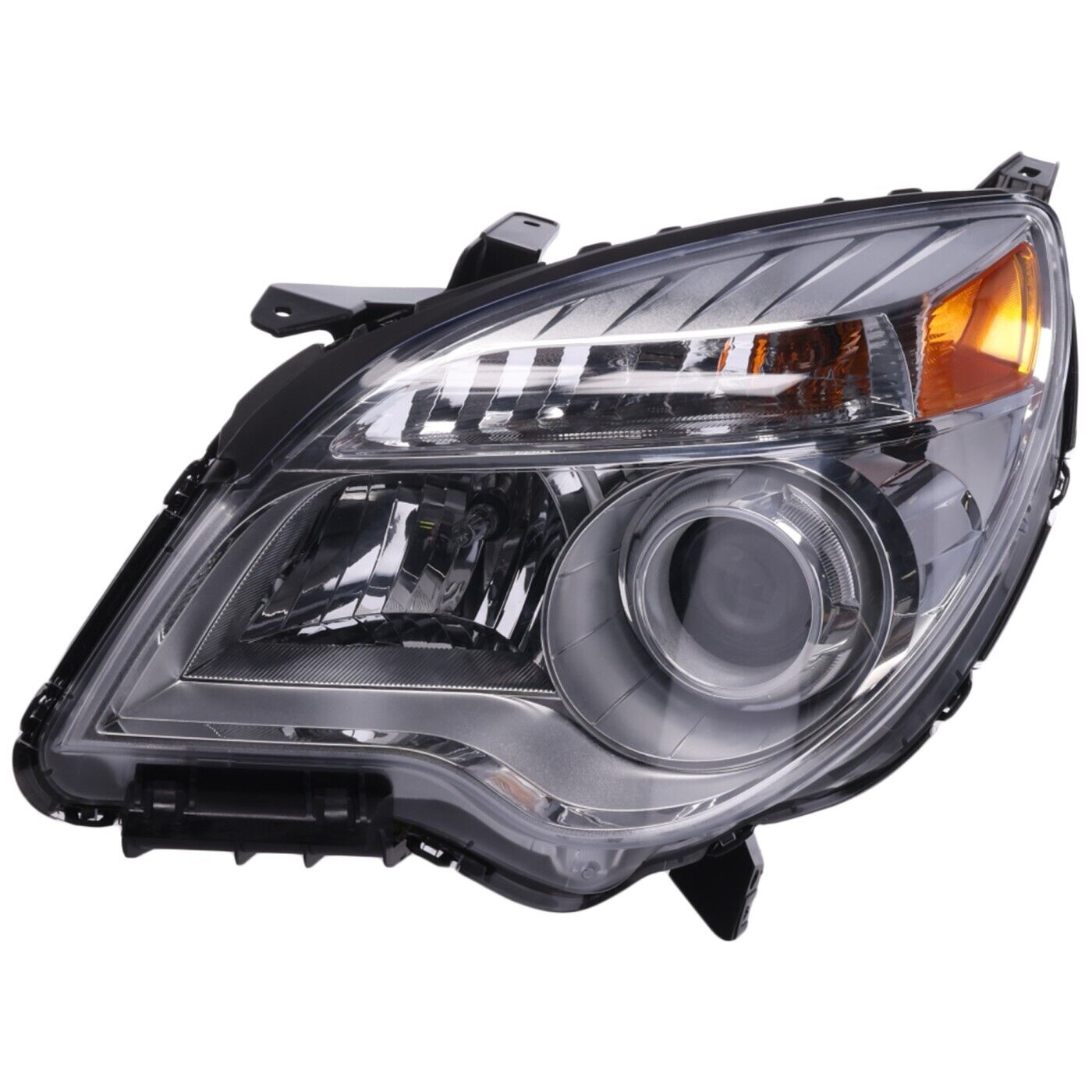 Headlight For 2010-2015 Chevrolet Equinox Left Projector Type With Bulb