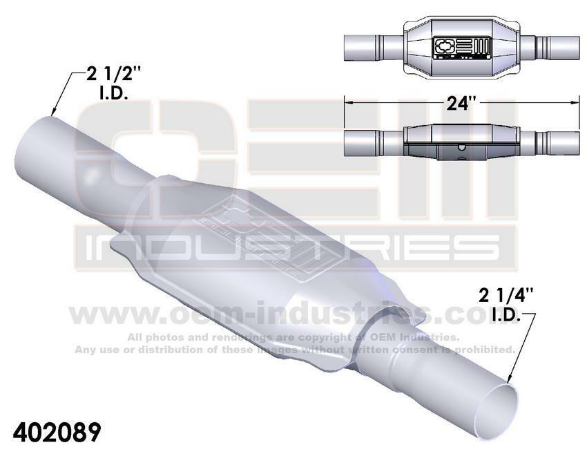 Catalytic Converter Fits: 1986 Plymouth Caravelle Turbo 2.2L L4 GAS SOHC