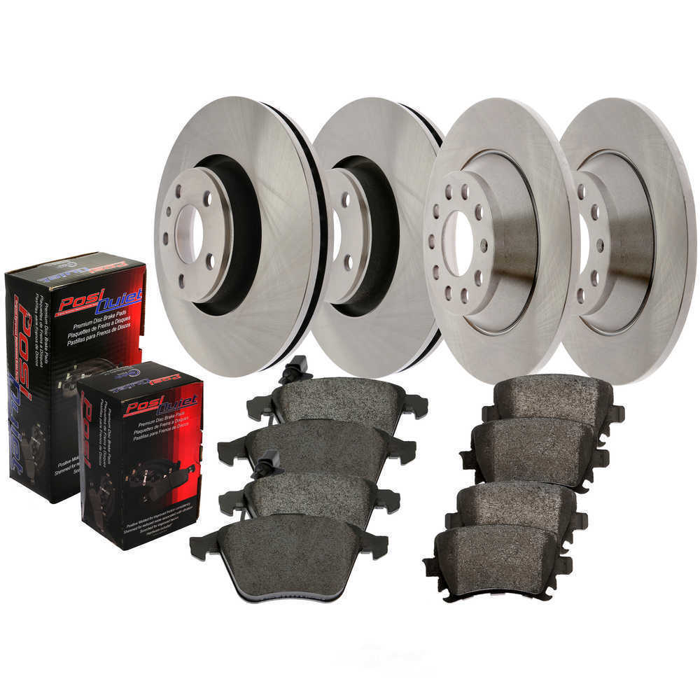 Disc Brake Upgrade Kit-OE Plus Pack - Front and Rear fits 95-00 Mazda Millenia