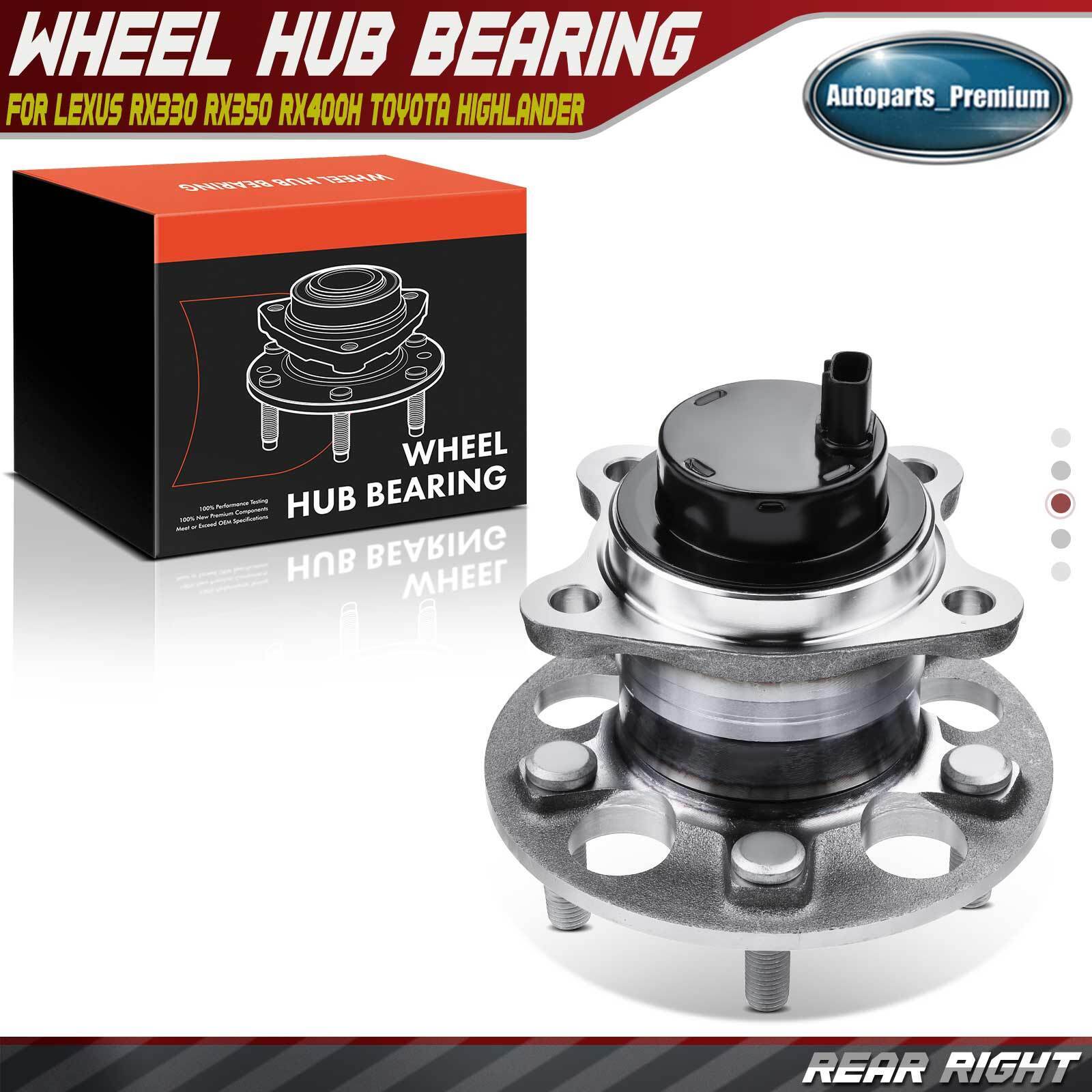 Rear Right Wheel Bearing Hub Assembly for Lexus RX330 RX350 RX400h Toyota FWD