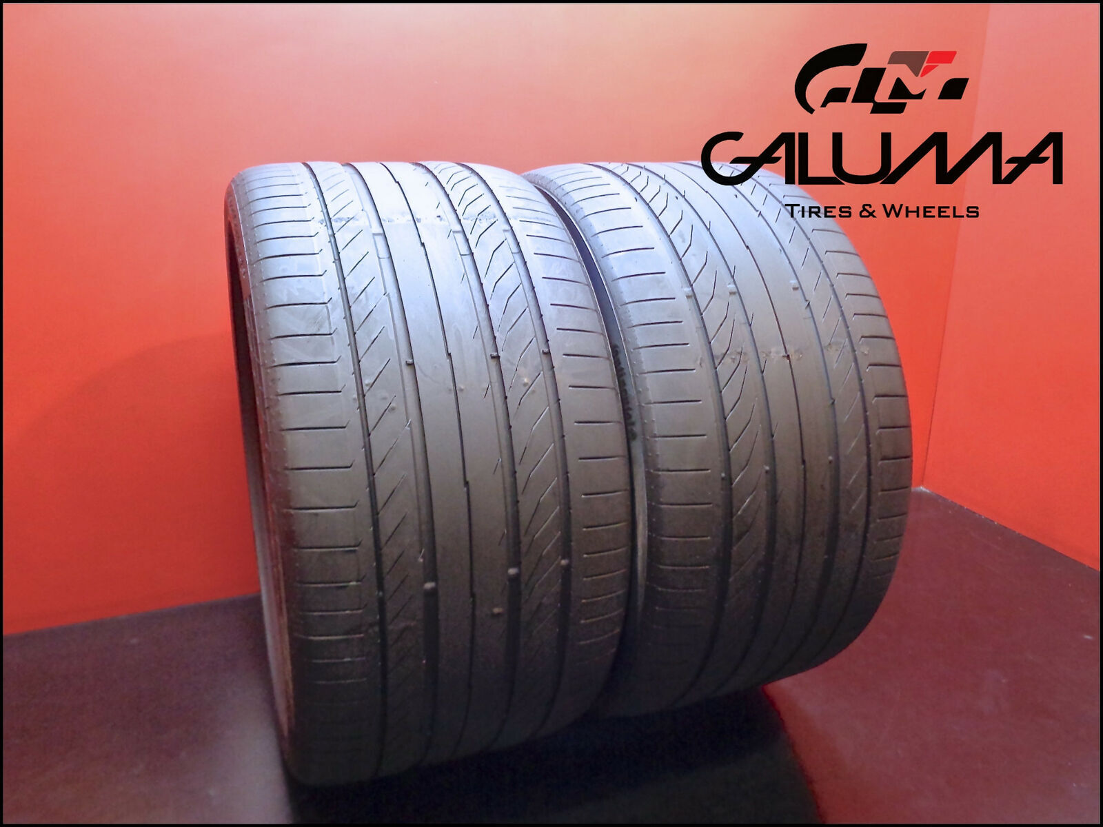 2 TWO TIRES Excellent Continental 315/30/21 ContiSportContact ContiSilent #49602