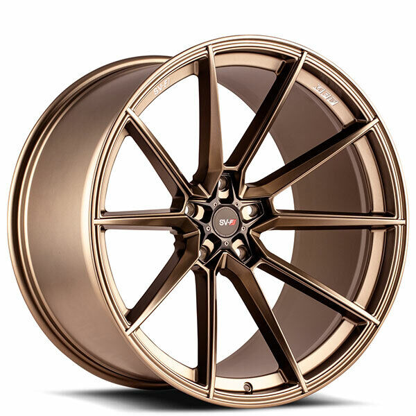 (4) 20x9/20x11 Staggered Savini WheelsSV-F4 Matte Bronze Rims (B30)