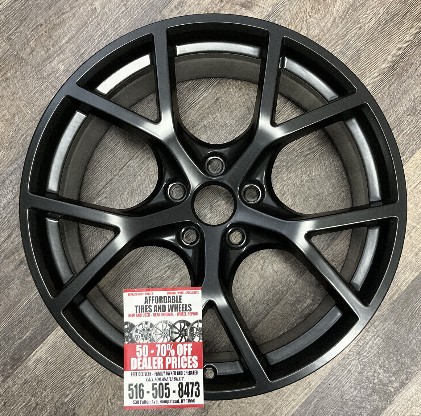 Audi RS3 2022 2023 95626 aluminum OEM wheel rim 19 x 8 Rear Black