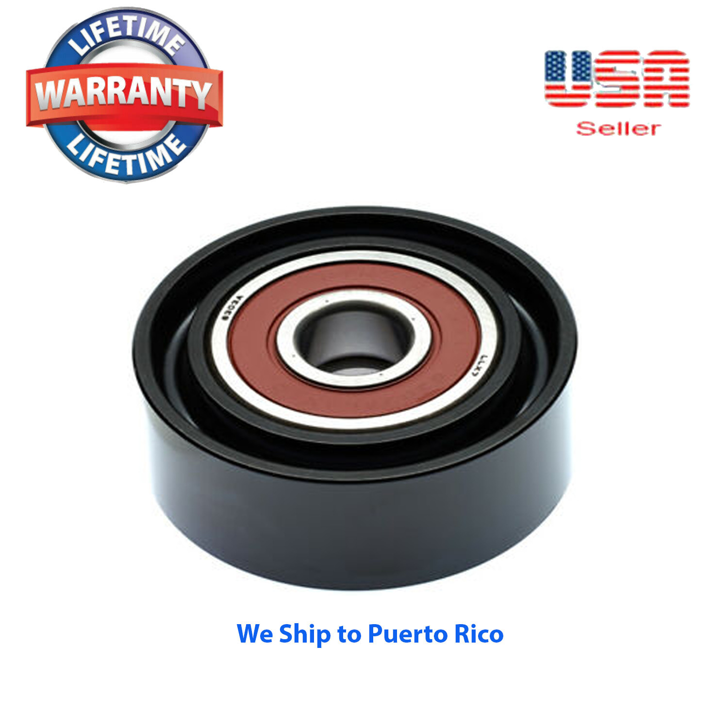 Lower Idler Pulley Fits: 36614, 88440-25070 4Runner Hilux Tacoma 2005-2019 2.7L