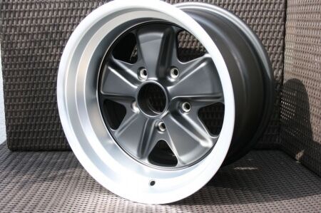 2 Maxilite Wheels for Porsche 911 9x15 Black/diamond cut lip  w/TÜV